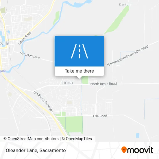 Mapa de Oleander Lane