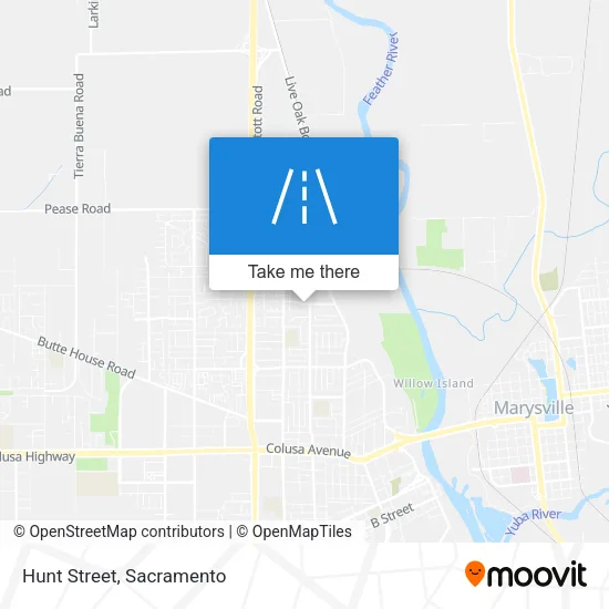 Hunt Street map