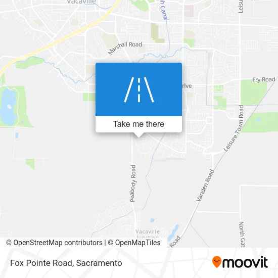 Fox Pointe Road map
