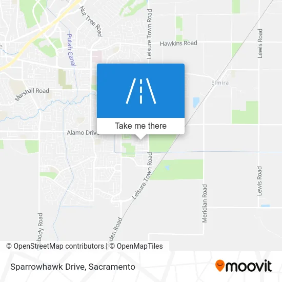 Sparrowhawk Drive map