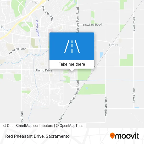 Red Pheasant Drive map