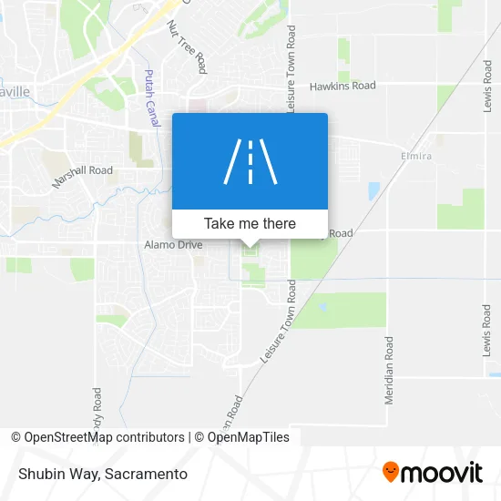 Shubin Way map