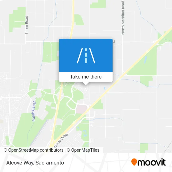 Alcove Way map