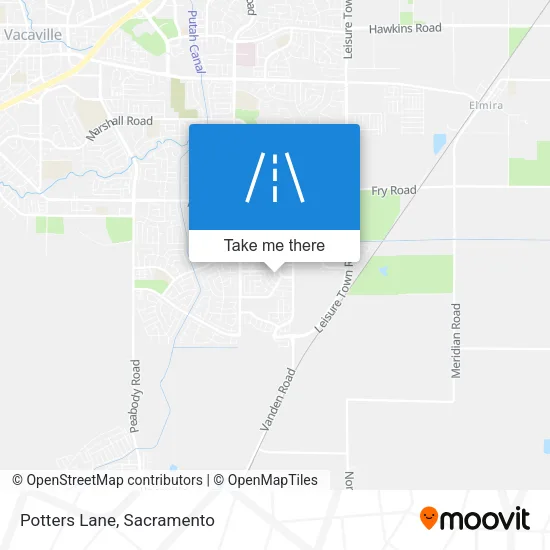 Potters Lane map