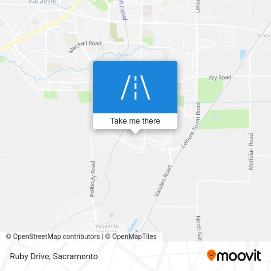 Ruby Drive map