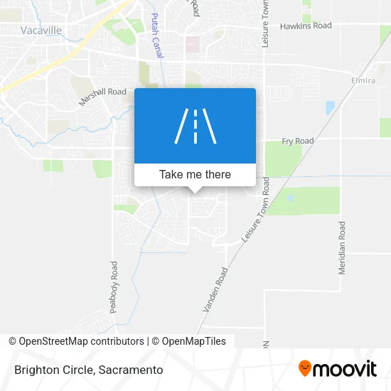 Brighton Circle map