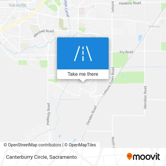 Canterburry Circle map