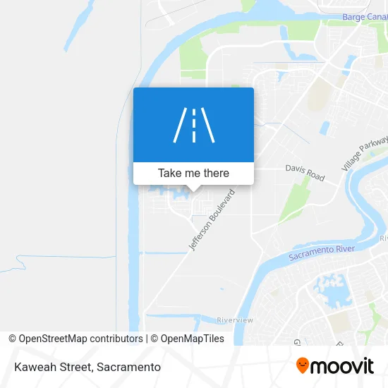 Kaweah Street map