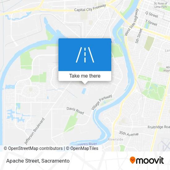 Apache Street map