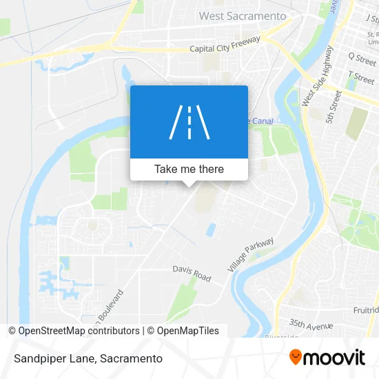 Sandpiper Lane map