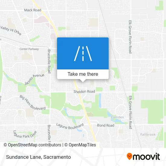 Sundance Lane map