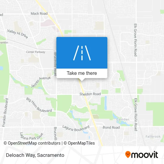 Mapa de Deloach Way