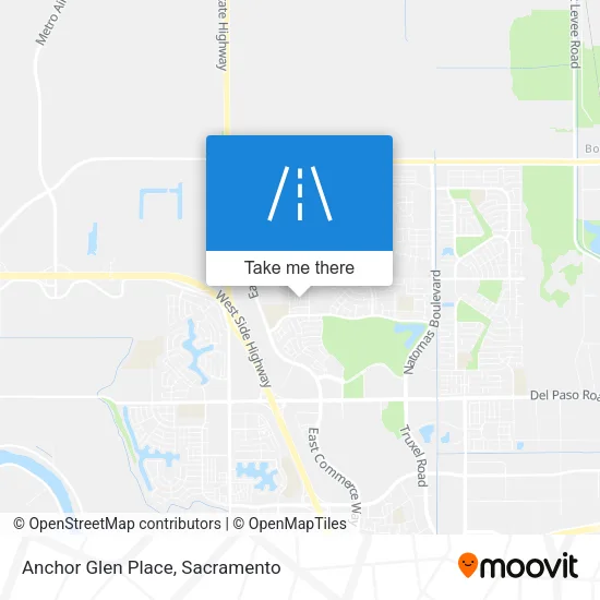 Anchor Glen Place map