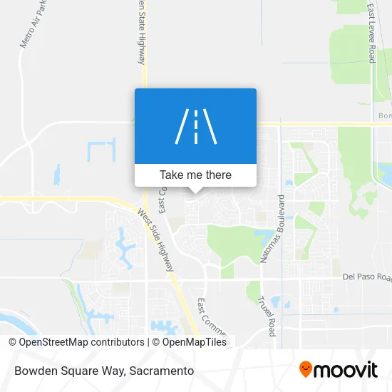 Bowden Square Way map