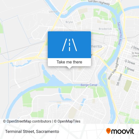 Terminal Street map