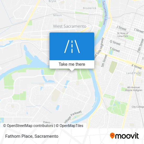 Fathom Place map