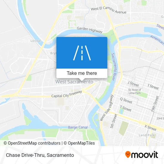 Chase Drive-Thru map