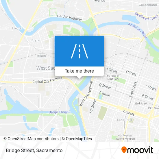 Bridge Street map
