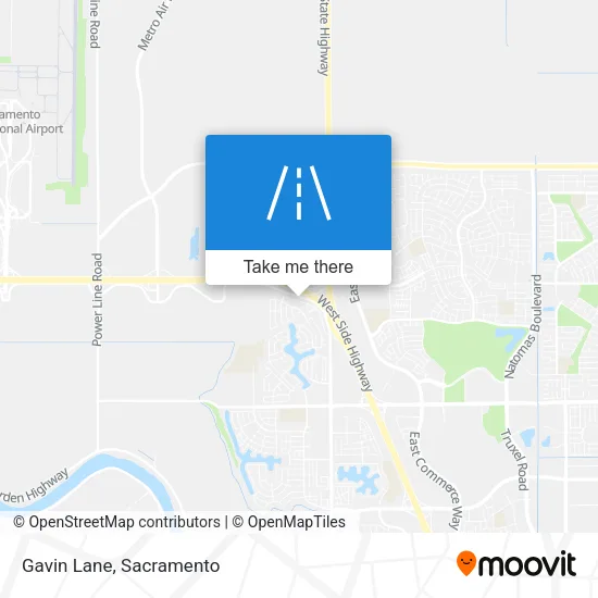Gavin Lane map