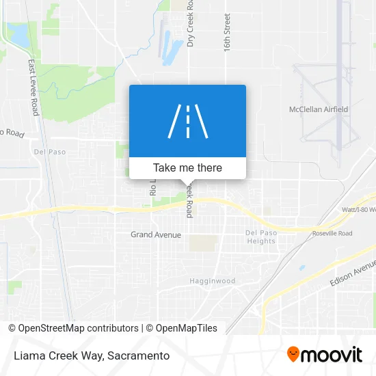 Mapa de Liama Creek Way