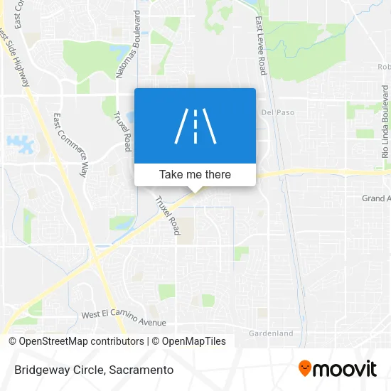 Bridgeway Circle map