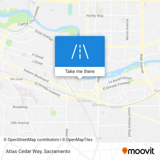 Mapa de Atlas Cedar Way