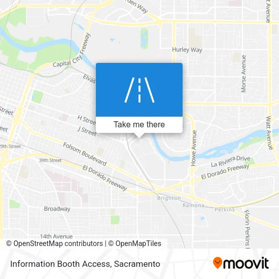 Information Booth Access map