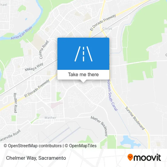 Chelmer Way map