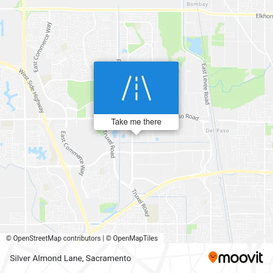 Mapa de Silver Almond Lane