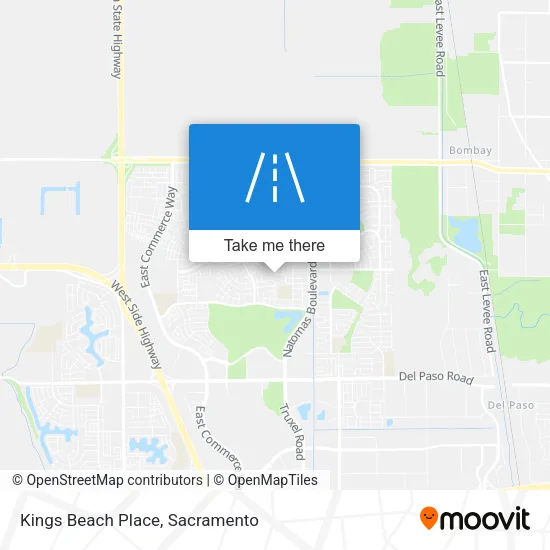 Kings Beach Place map