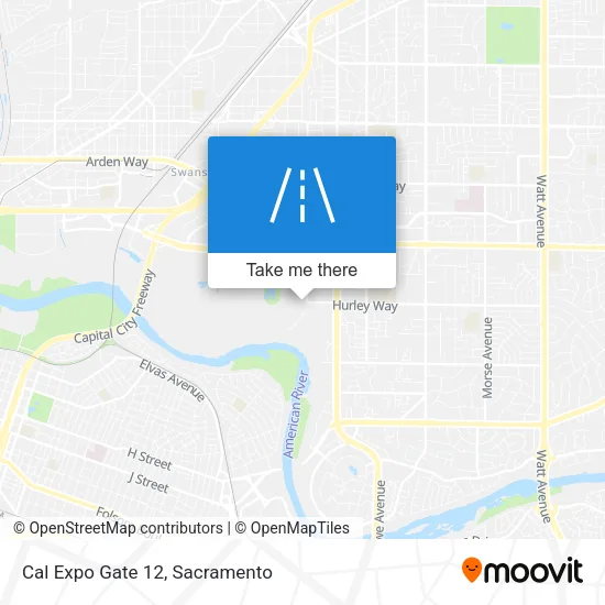 Cal Expo Gate 12 map