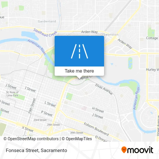 Fonseca Street map