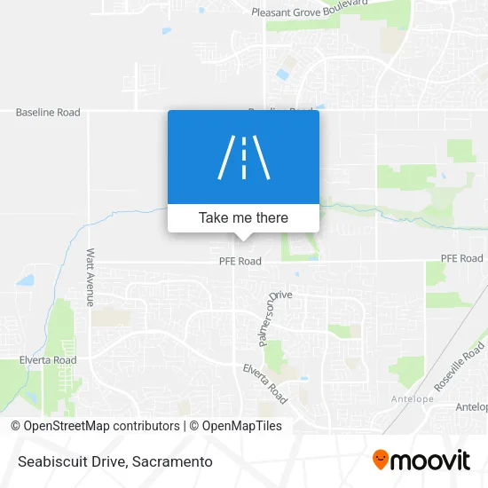 Seabiscuit Drive map