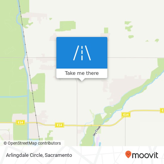 Arlingdale Circle map