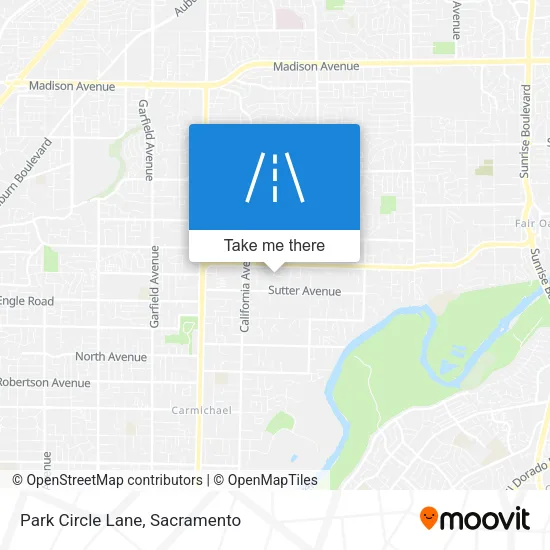 Mapa de Park Circle Lane