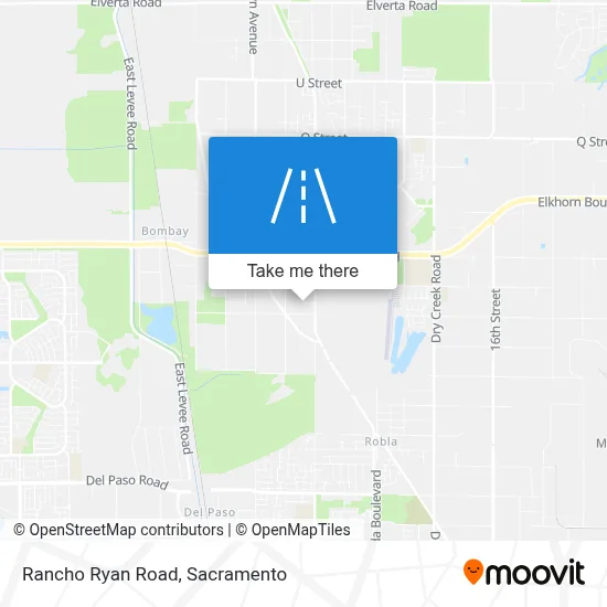 Rancho Ryan Road map