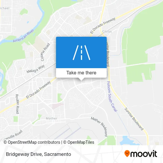 Bridgeway Drive map