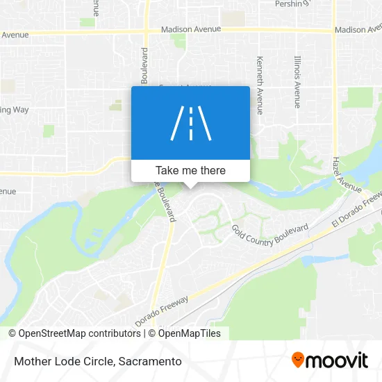 Mapa de Mother Lode Circle