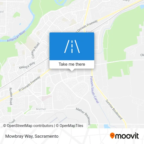 Mowbray Way map