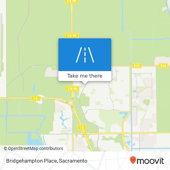 Bridgehampton Place map