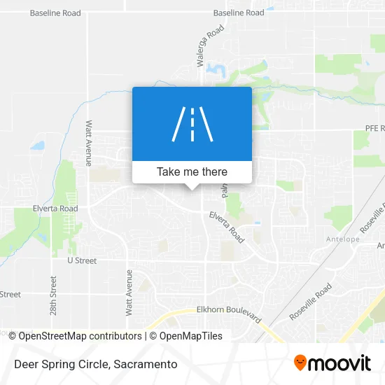 Deer Spring Circle map