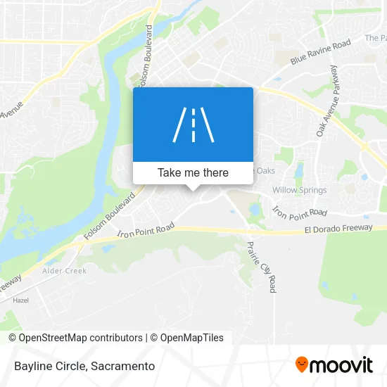 Bayline Circle map