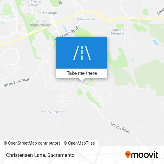 Christensen Lane map