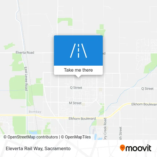 Eleverta Rail Way map