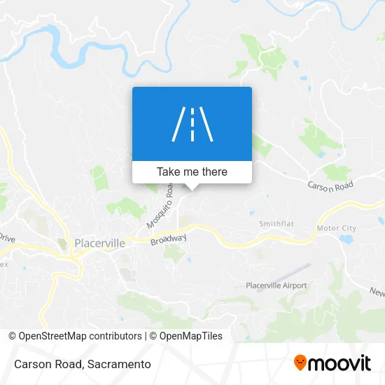 Carson Road map