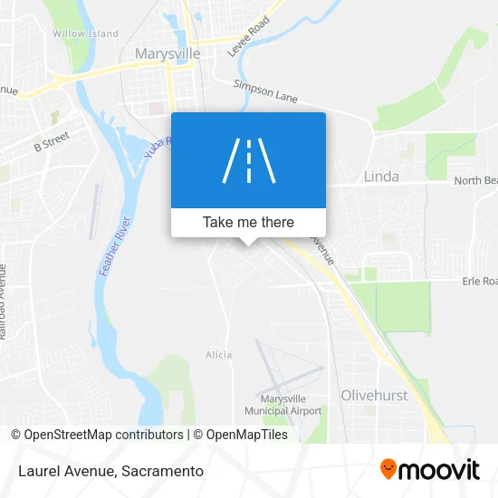 Laurel Avenue map