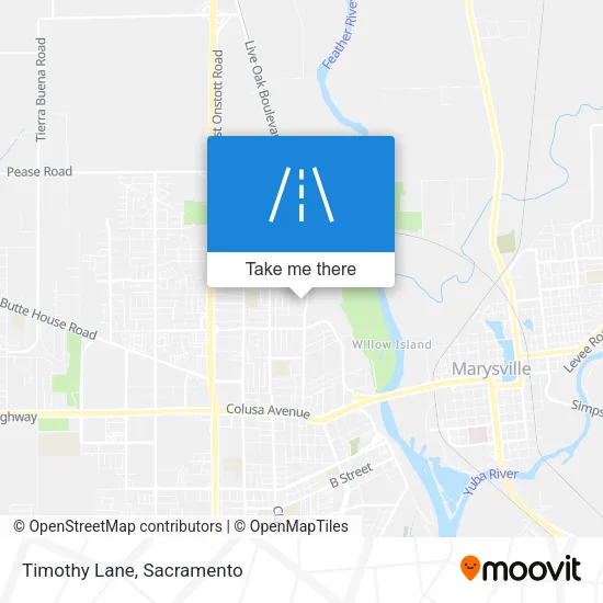 Timothy Lane map