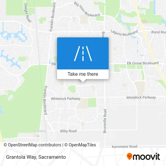 Grantola Way map