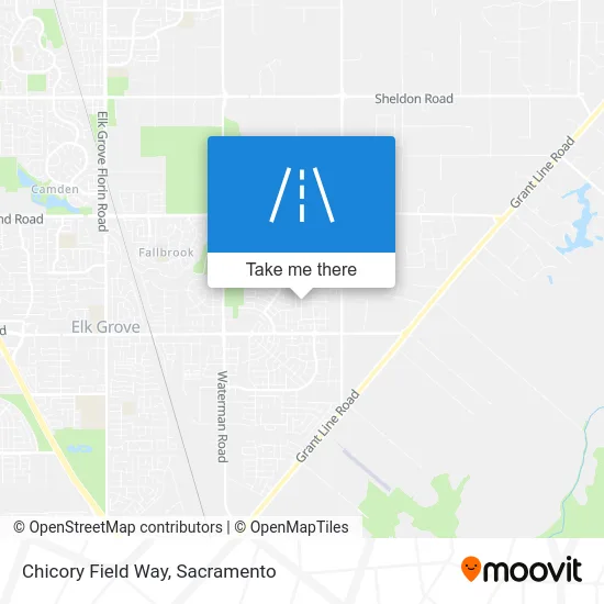 Chicory Field Way map