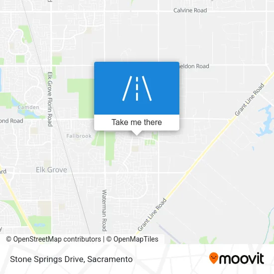 Stone Springs Drive map